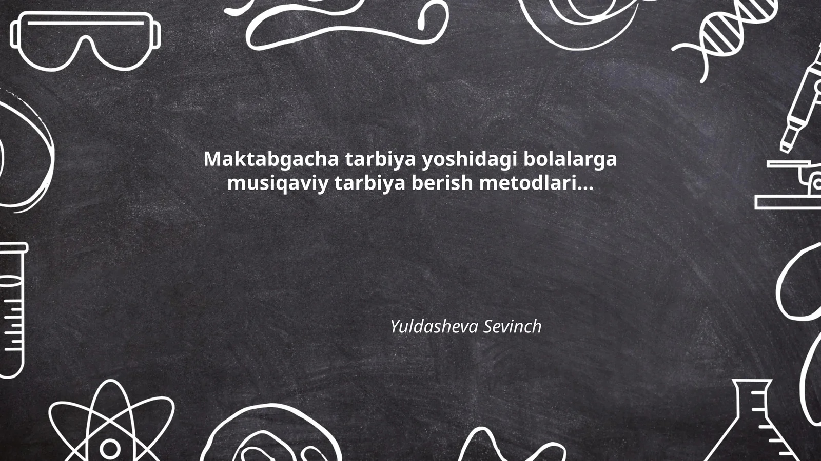 Maktabgacha tarbiya yoshidagi bolalarga musiqaviy tarbiya berish metodlari
