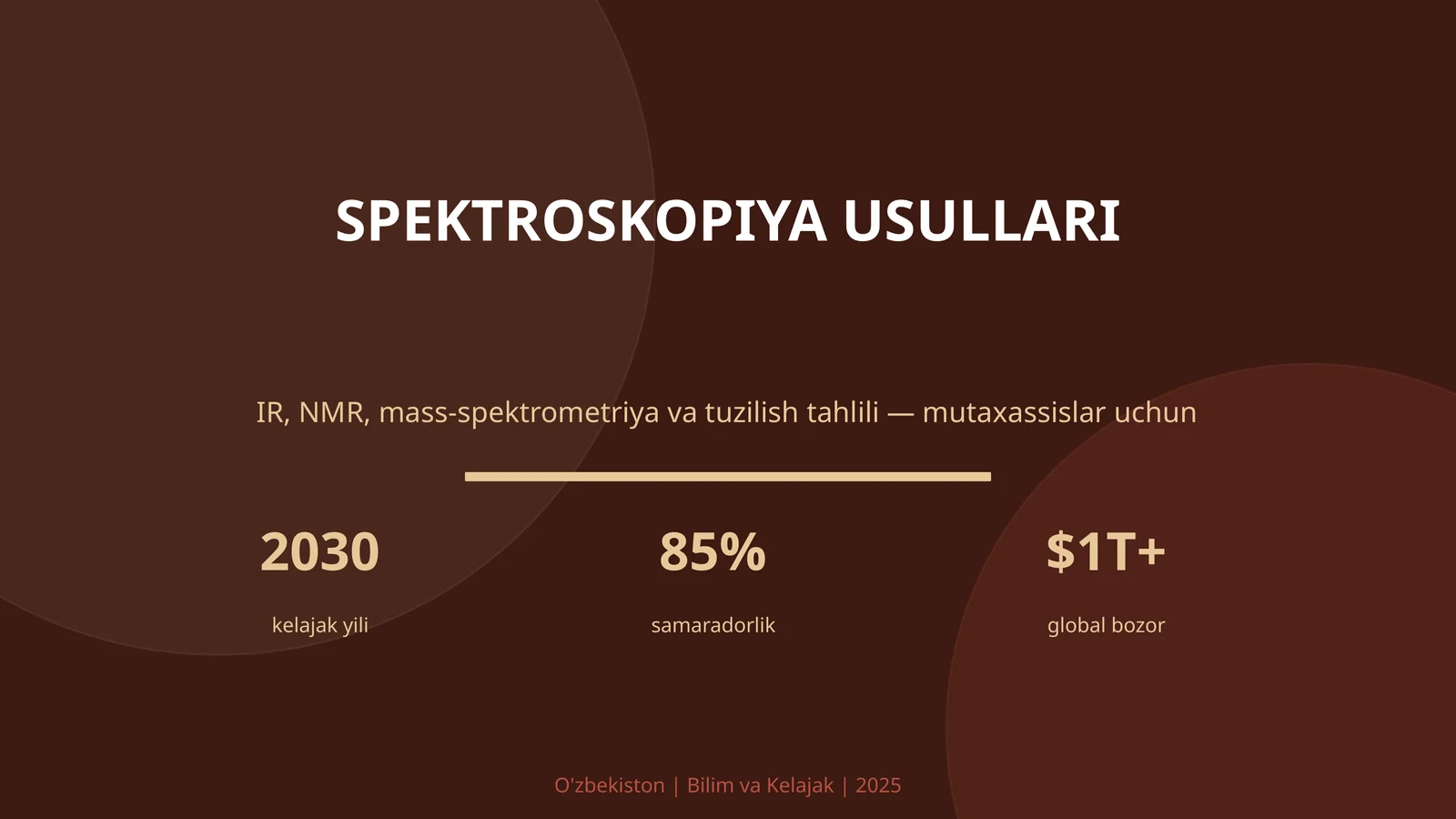 SPEKTROSKOPIYA USULLARI