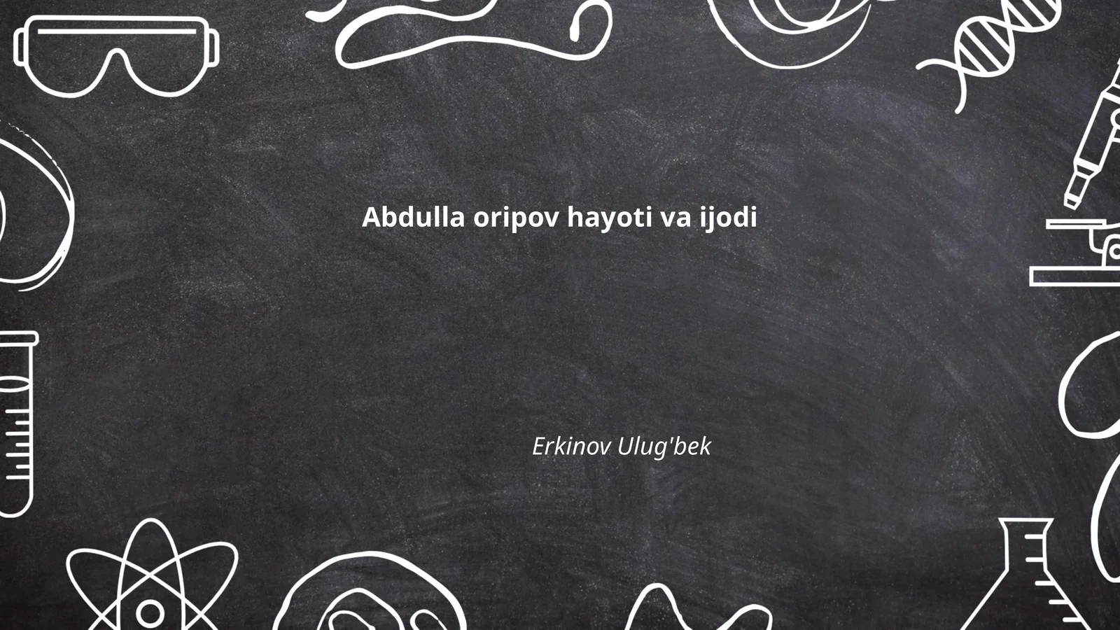 Abdulla oripov hayoti va ijodi