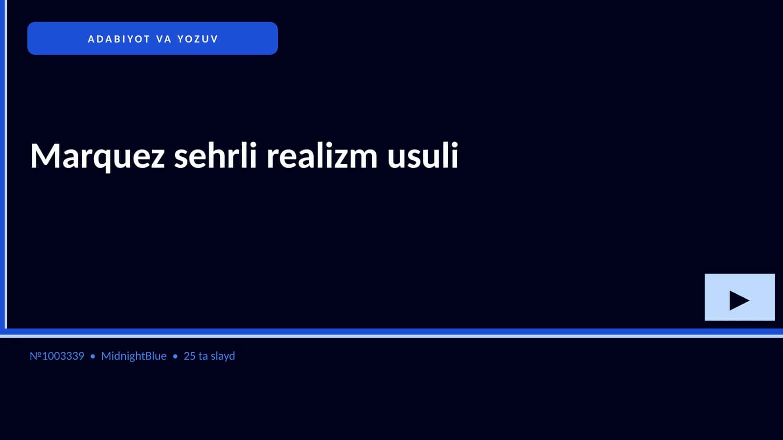 Marquez sehrli realizm usuli
