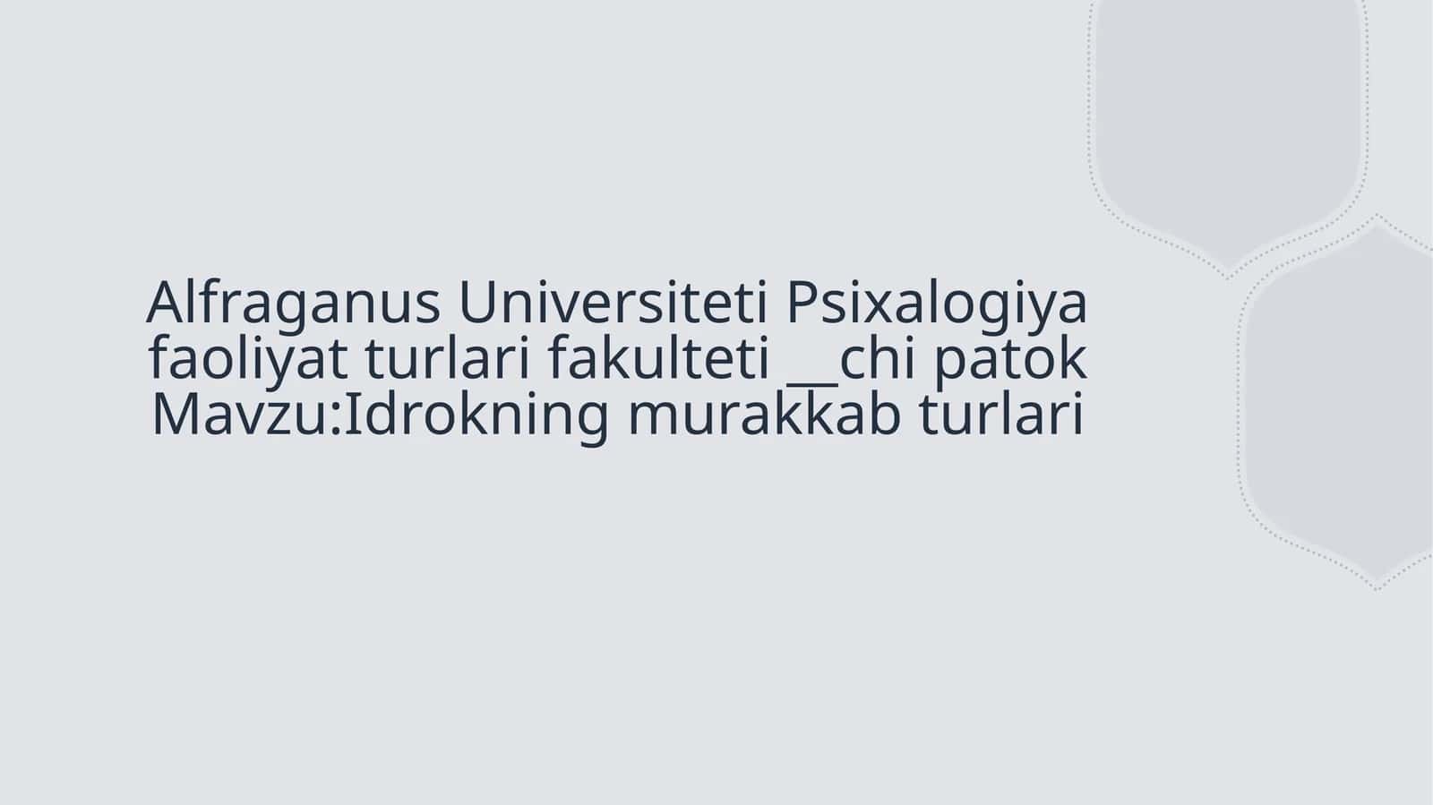 Idrokning murakkab turlari