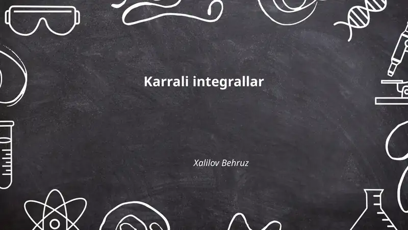 Karrali integrallar