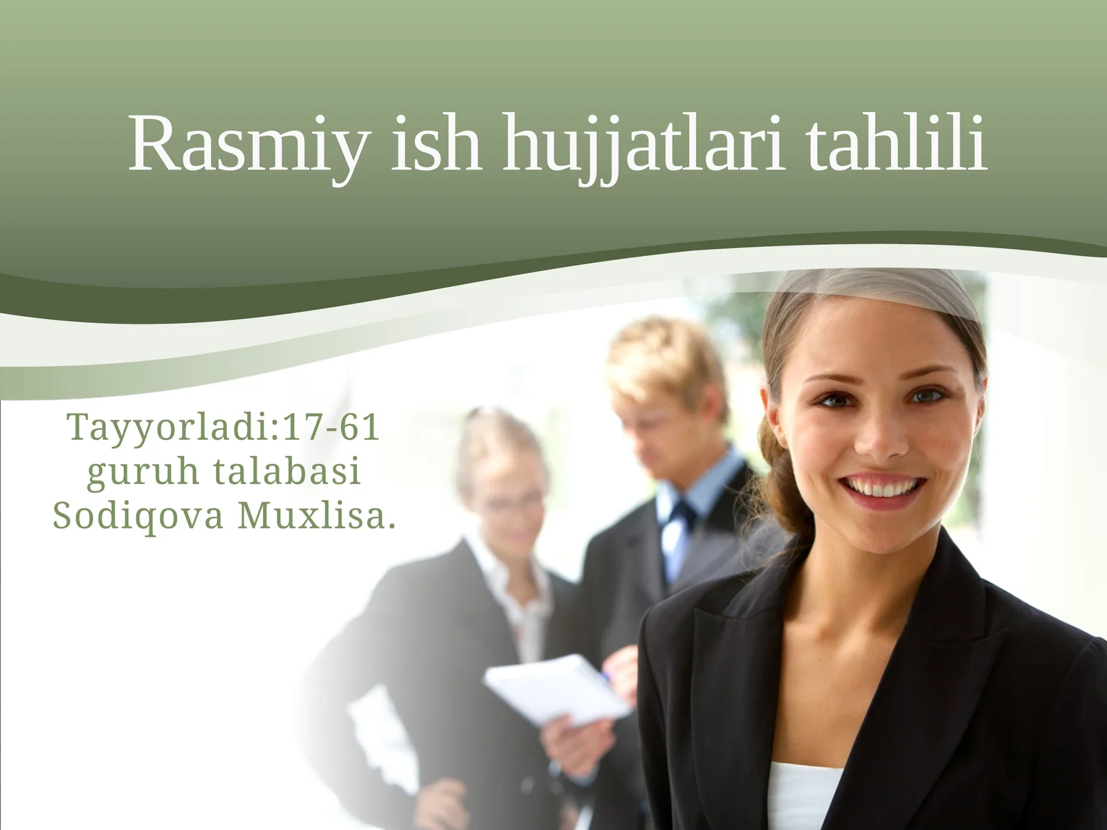 Rasmiy Uslub
