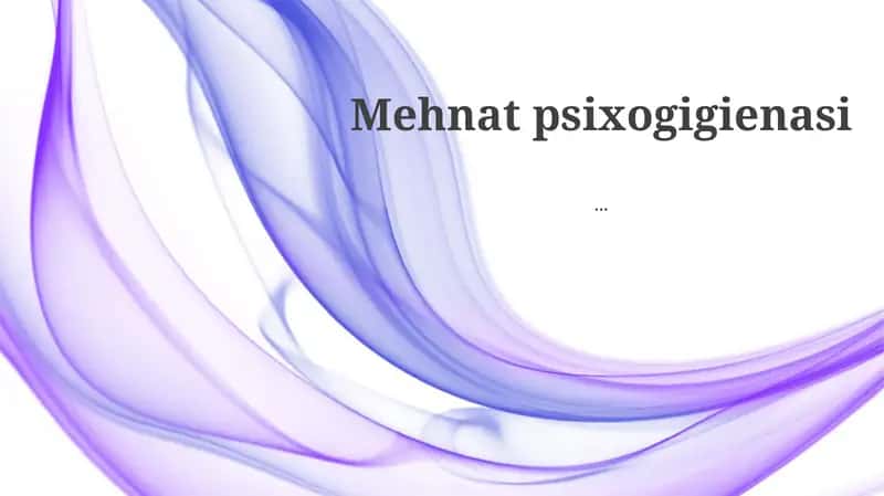 Mehmat psixogigienasi