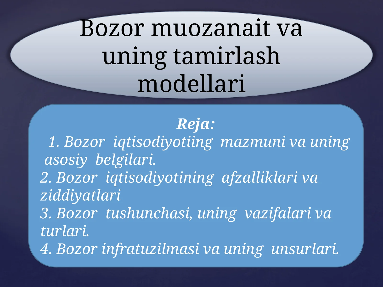 Bozormuozanaitvauningtamirlashmodellari