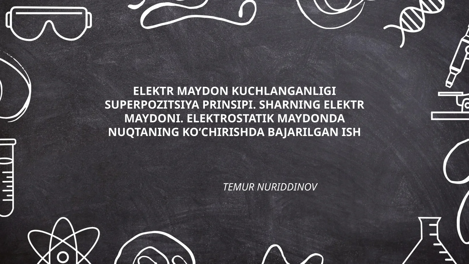 Elektr maydon kuchlanganligi