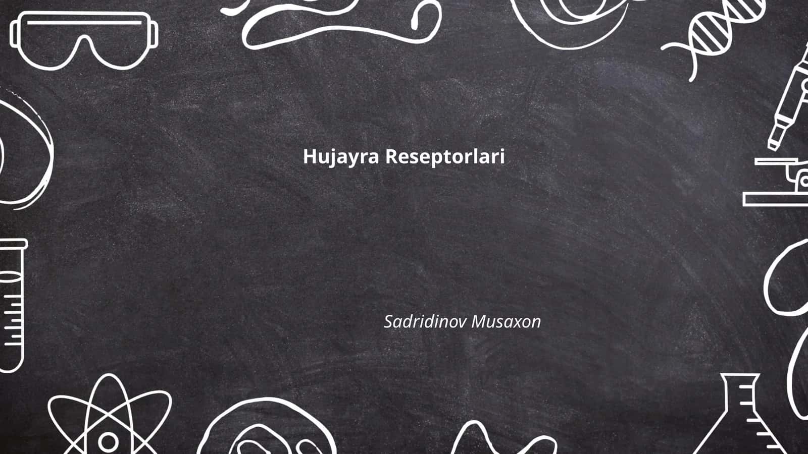 Hujayra Reseptorlari