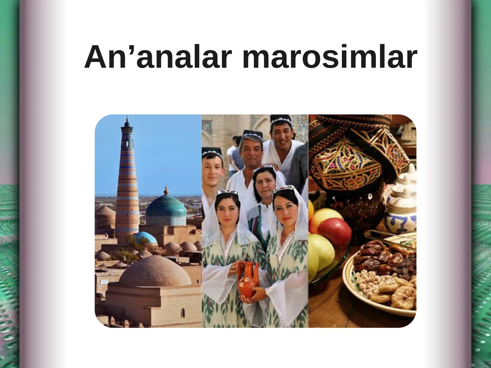 An’analar marosimlar