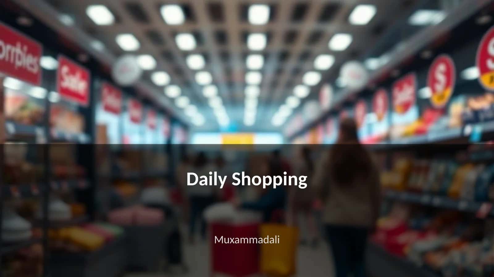 Daily Shopping