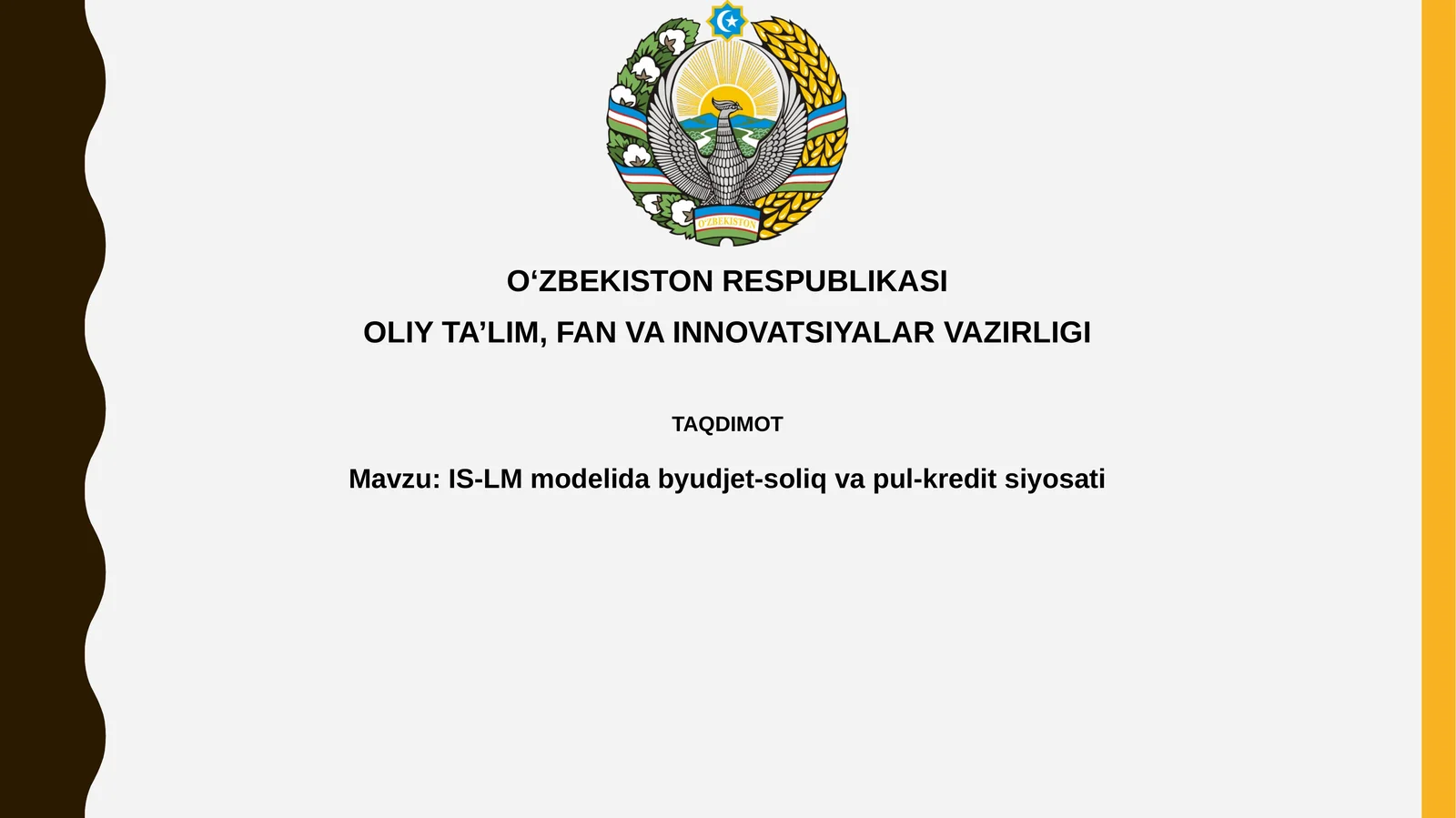 IS-LM modeli