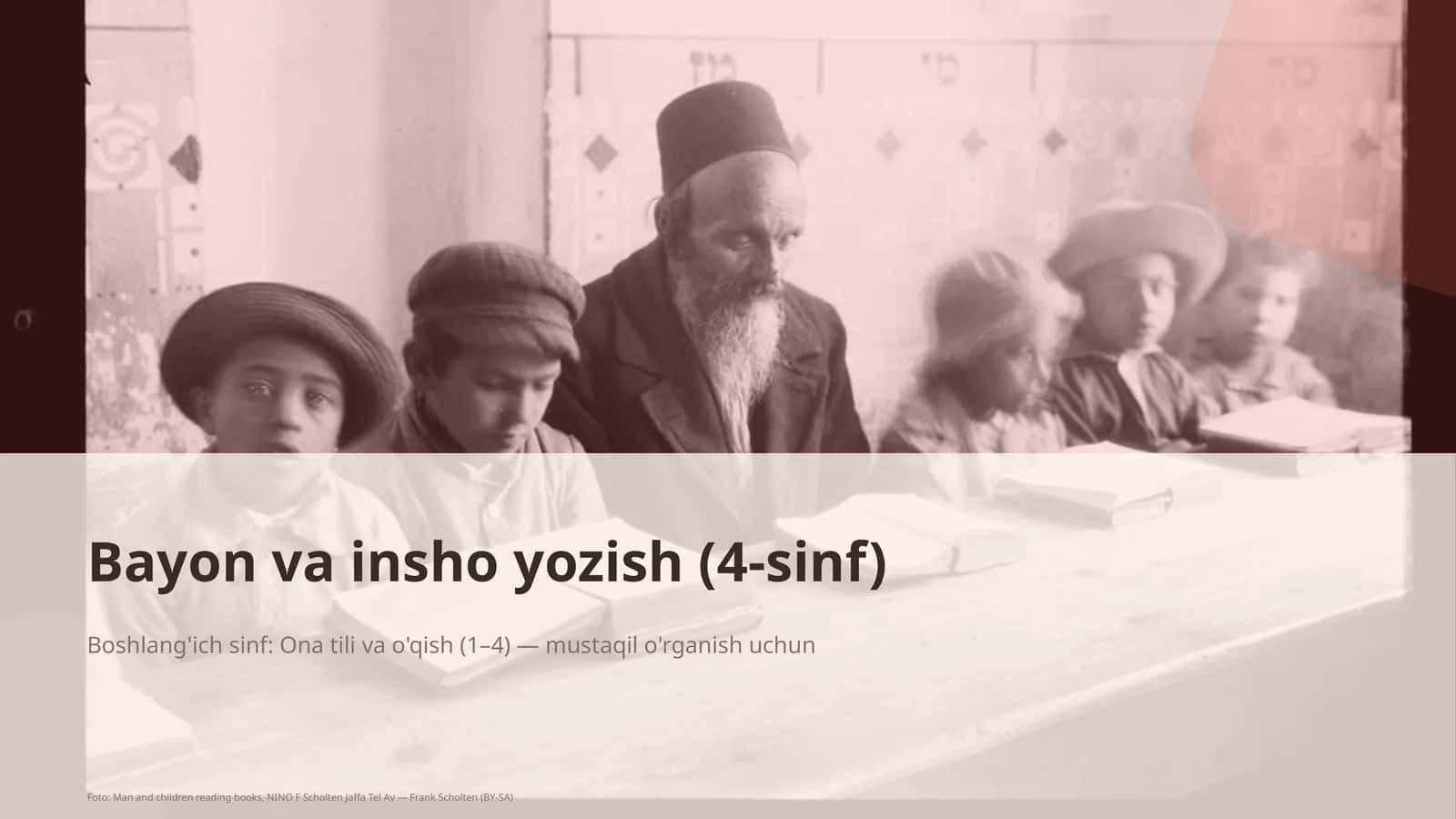 Bayon va insho yozish (4-sinf)