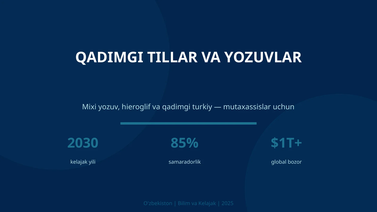 Qadimgi tillar va yozuvlar