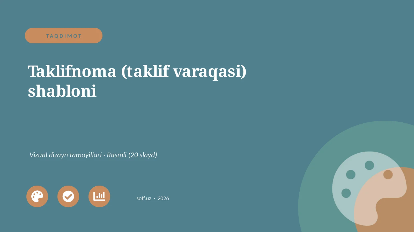 Taklifnoma (taklif varaqasi) shabloni