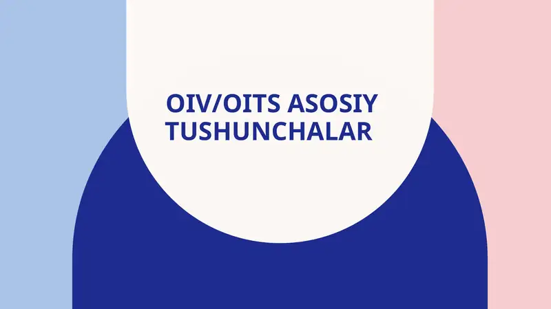 OIV/OIT Sasoytushunchar