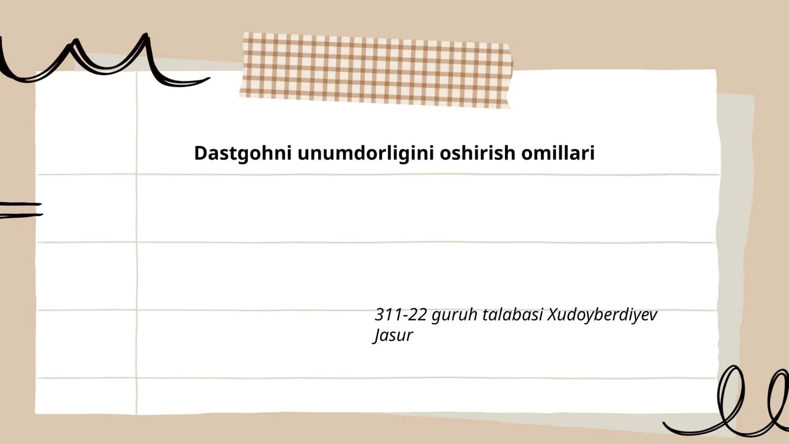Doimiy texnik xizmat ko'rsatish