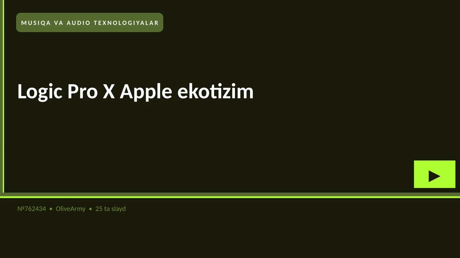 Logic Pro X Apple ekotizim