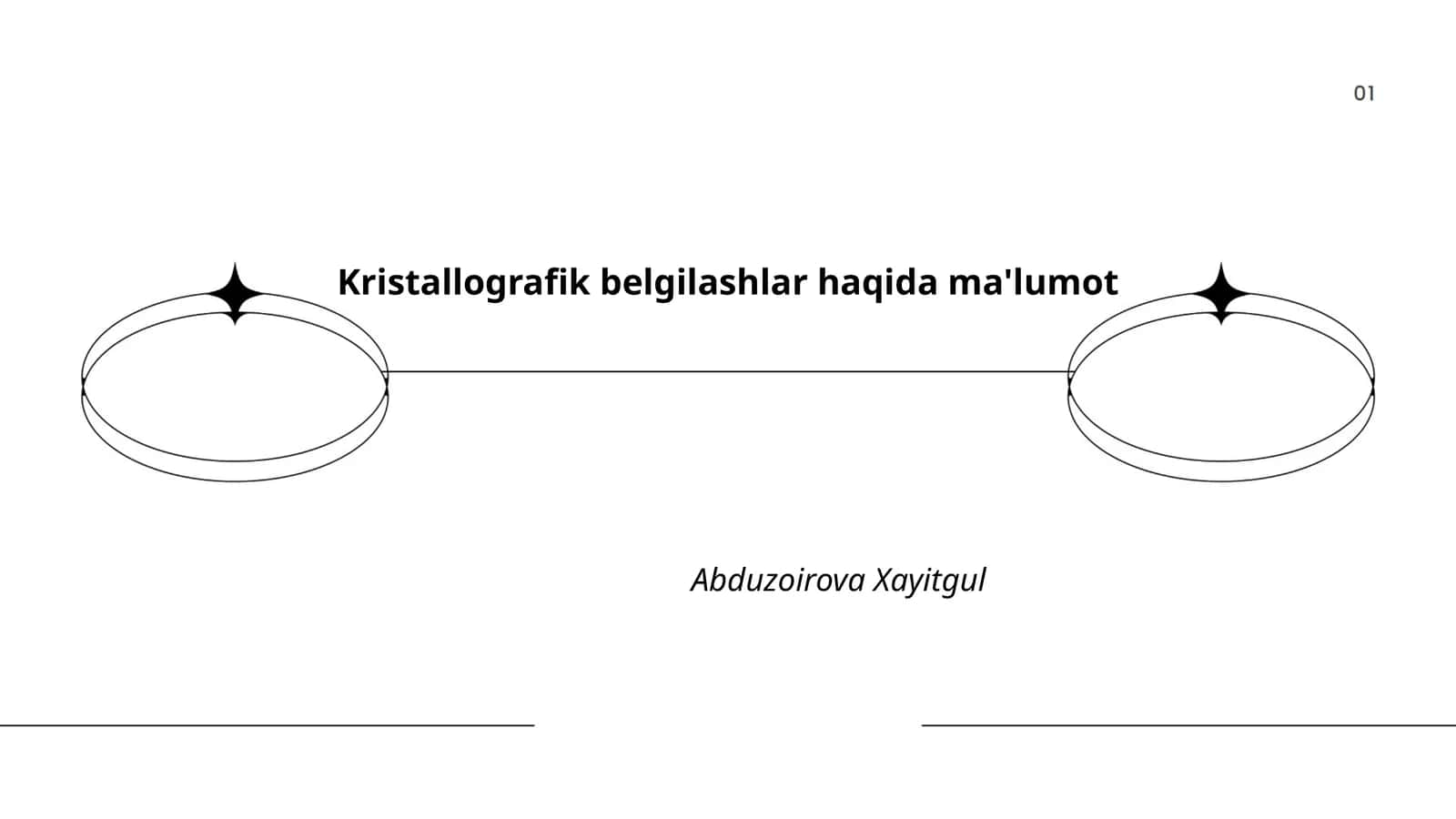 Kristallografik belgilashlar haqida ma'lumot