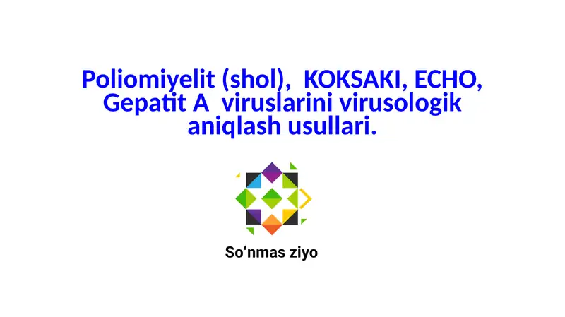 Poliomiyelit(yun. polios — kulrang va myelos — orqa miya)