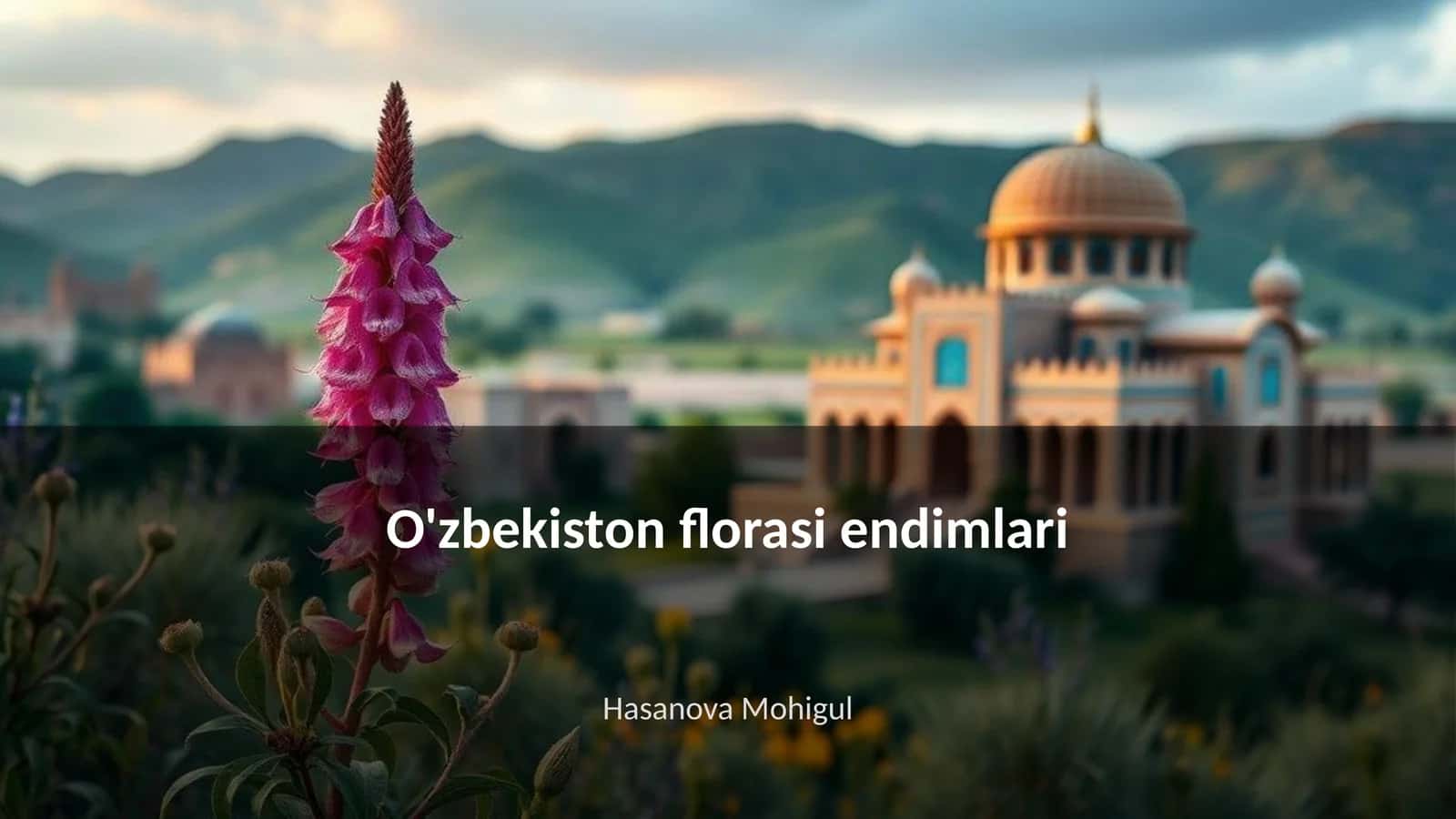 O'zbekiston florasi endimlari