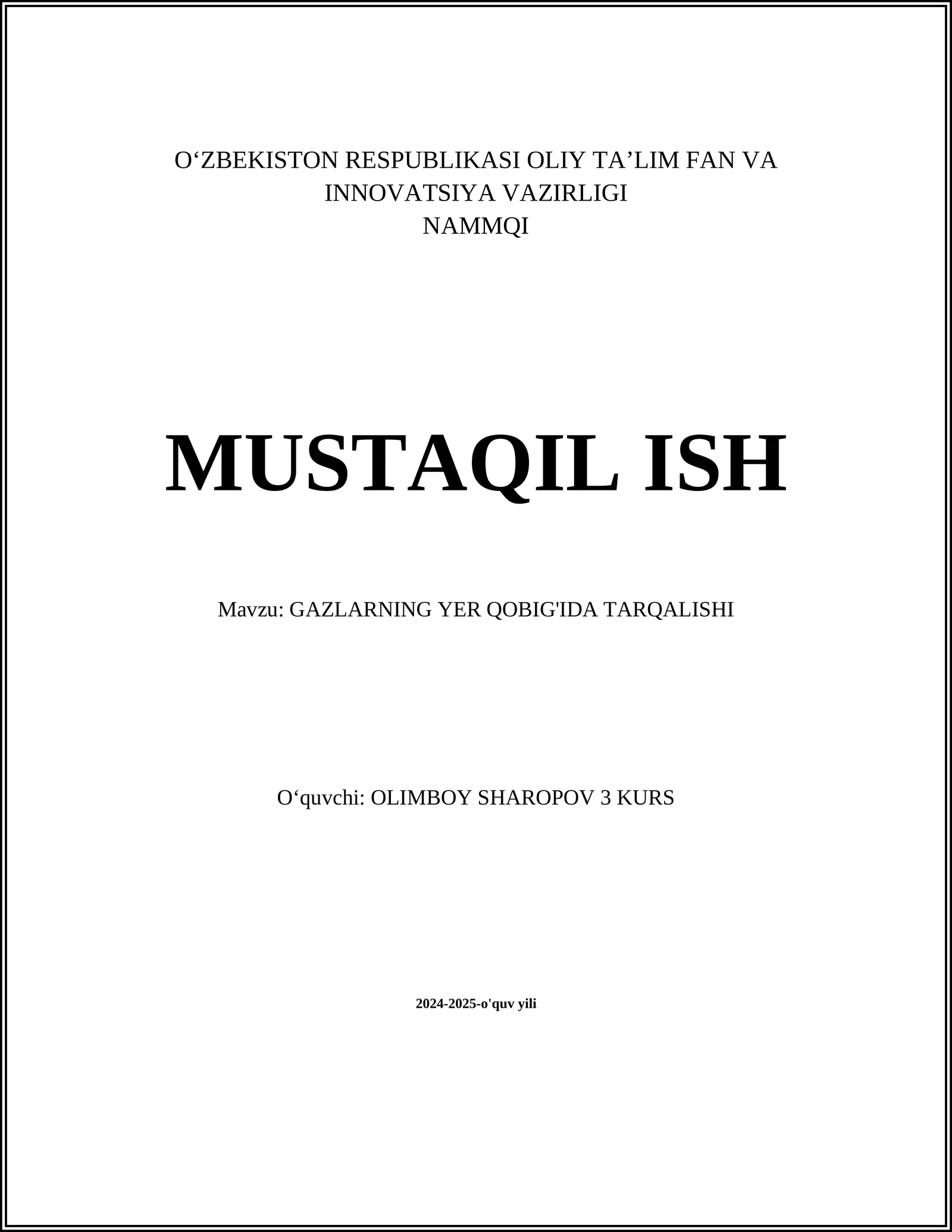 Geografik tarqalish