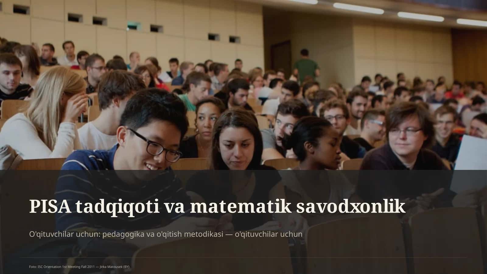 PISA tadqiqoti va matematik savodxonlik
