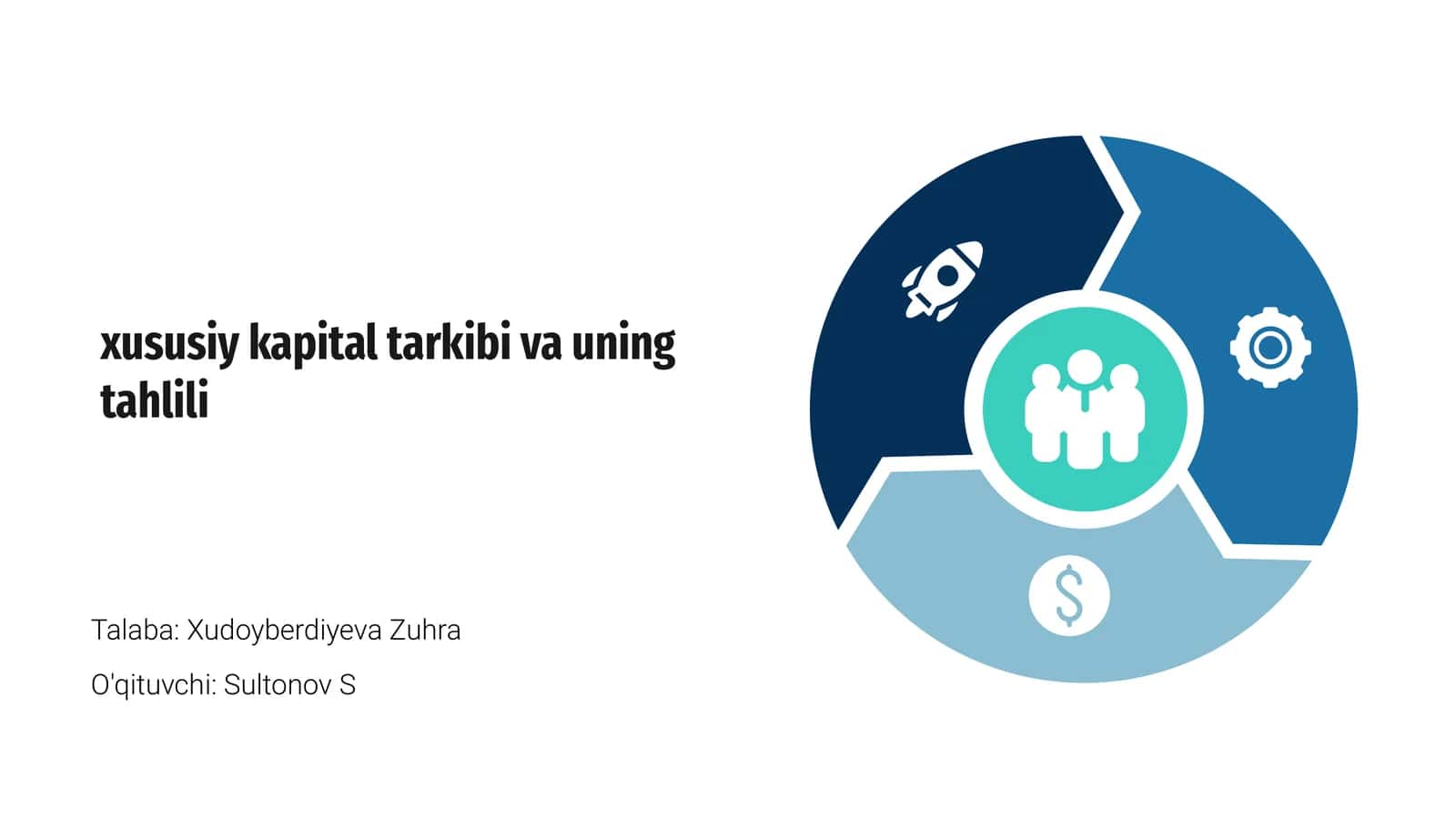 Xususiy kapital tarkibi va uning tahlili