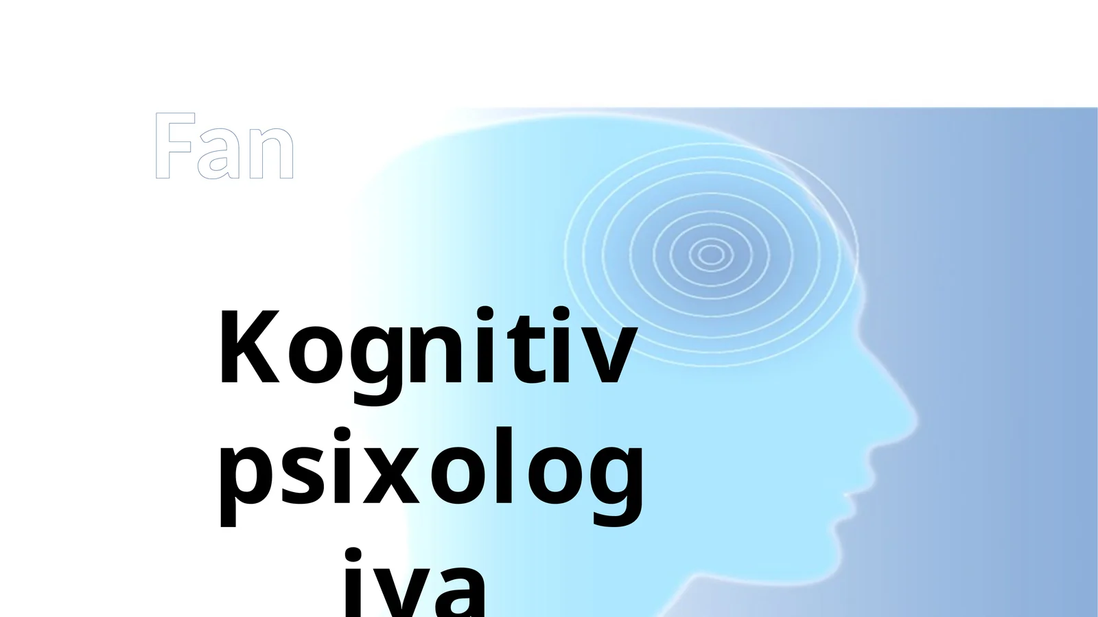 Nutqning fizologik va kognitiv asoslari