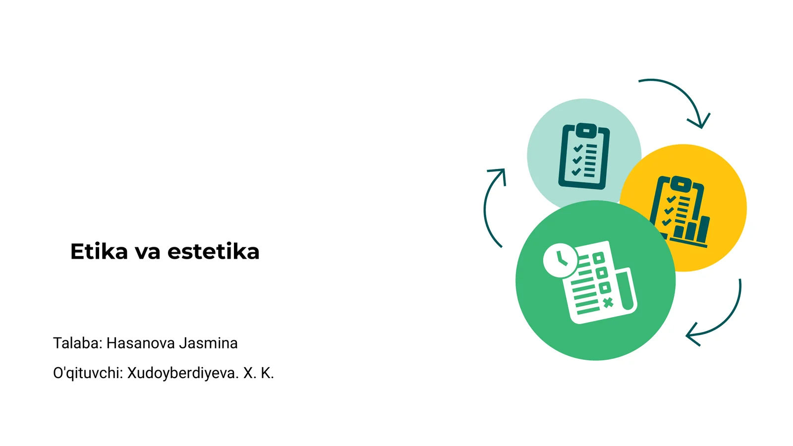 Etika va Estetika: Kirish
