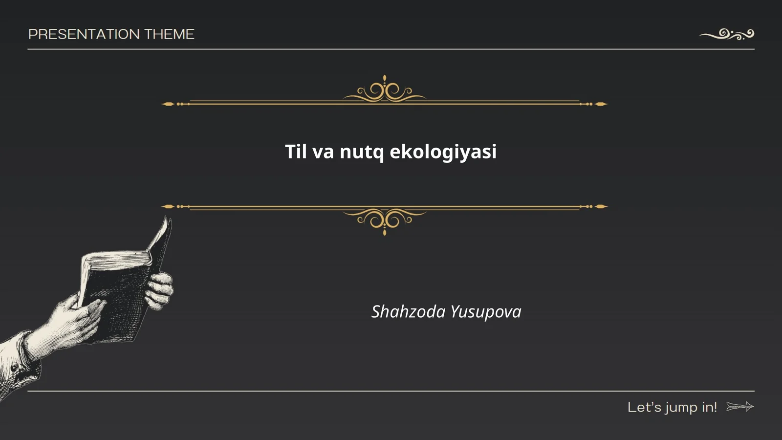 Til va nutq ekologiyasi
