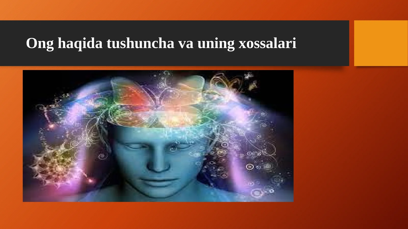 Ong haqida tushuncha va uning xossalari