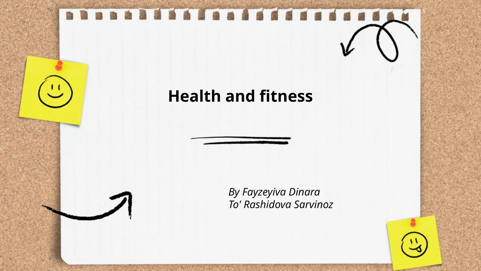 Health and fitness