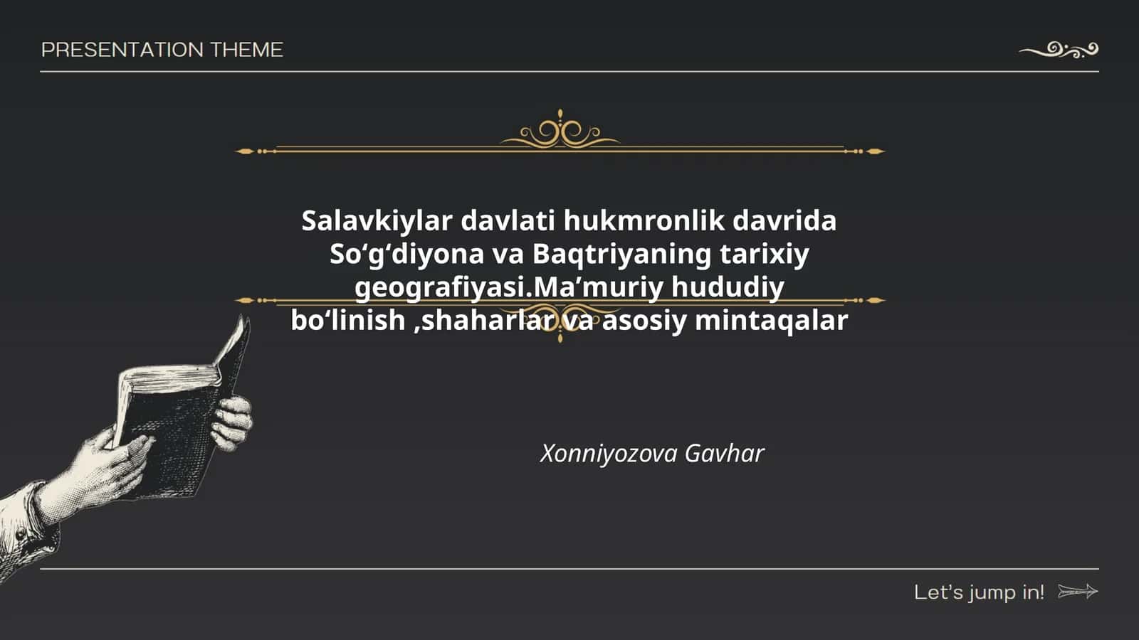 Salavkiylar davlati hukmronlik davrida Soʻgʻdiyona va Baqtriyaning tarixiy geografiyasi