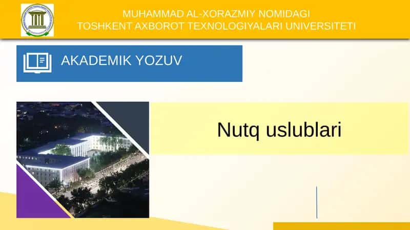 Nutq uslublari