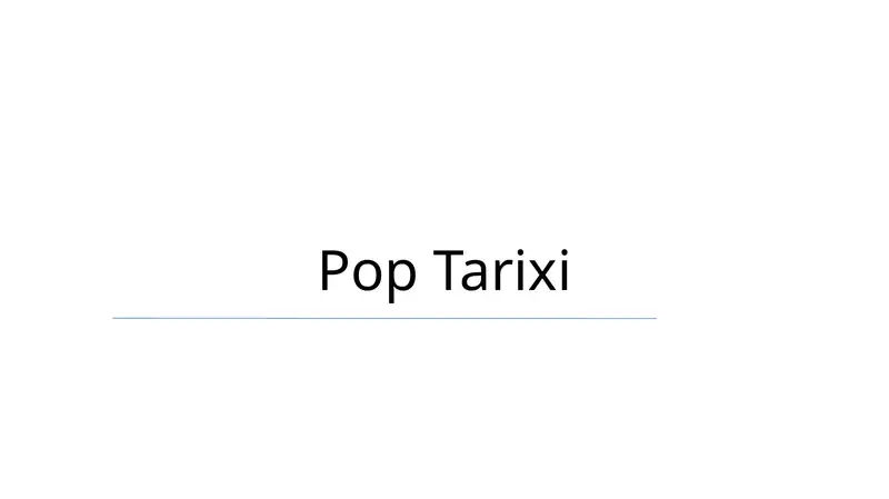 Pop Tarixi