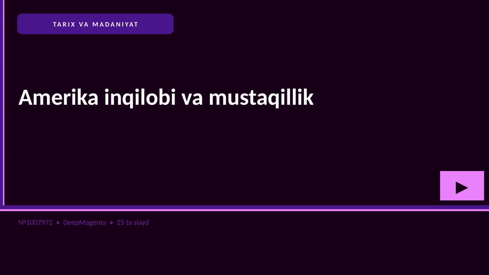 Amerika inqilobi va mustaqillik