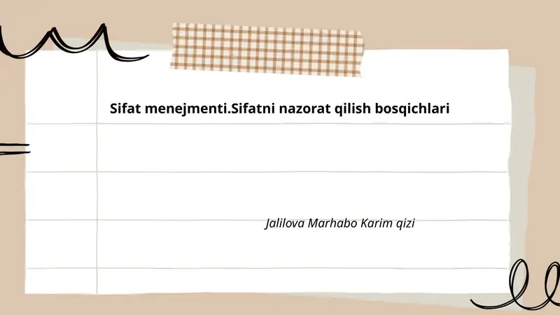 Sifat menejmenti asoslari