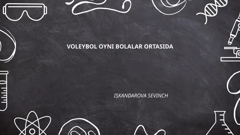 VOLEYBOL OYNI BOLALAR ORTASIDA