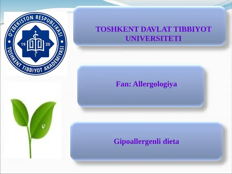 Gipoallergenli dieta