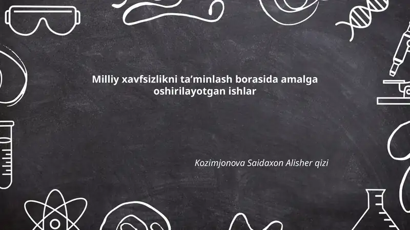 Milliy xavfsizlik strategiyasi