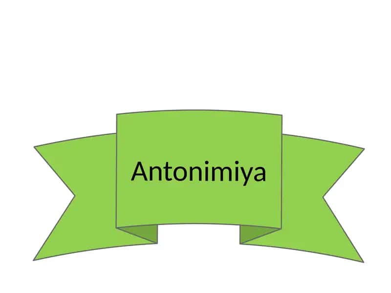 Antonimiya