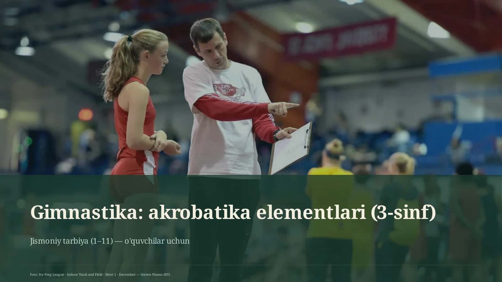 Gimnastika: akrobatika elementlari (3-sinf)