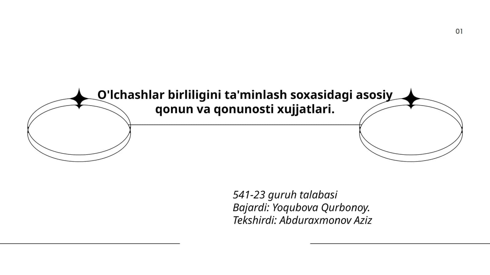 O'lchashlar birligini ta'minlash soxasi