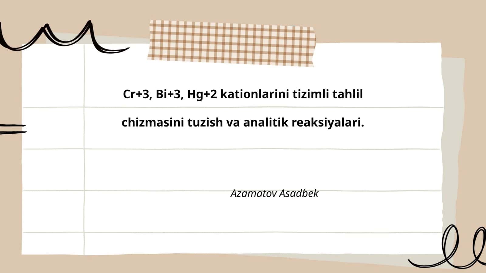 Xrom (III) ionining umumiy tavsifi