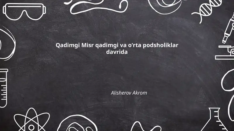 Qadimgi Misr qadimgi va oʻrta podsholiklar davrida