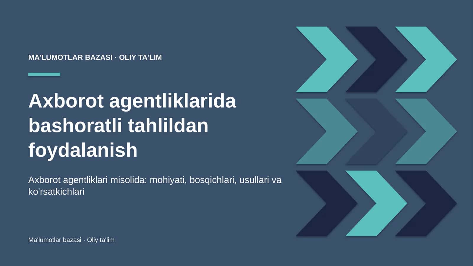 axborot agentliklarida bashoratli tahlildan foydalanish 5371