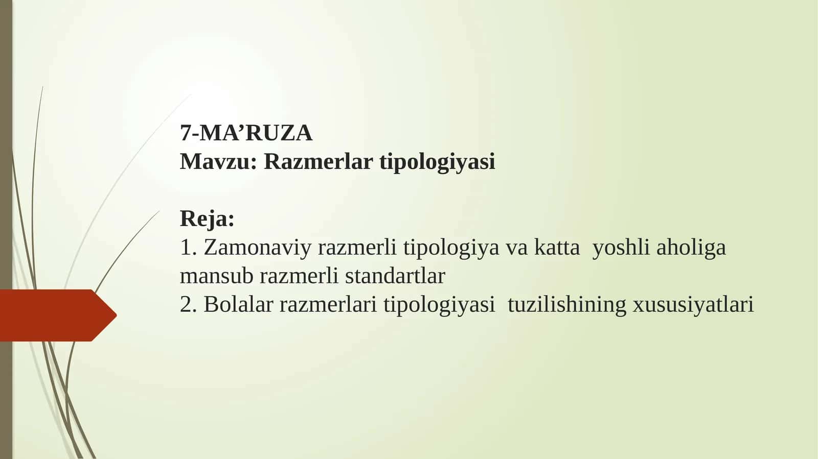 Razmerlar tipologiyasi