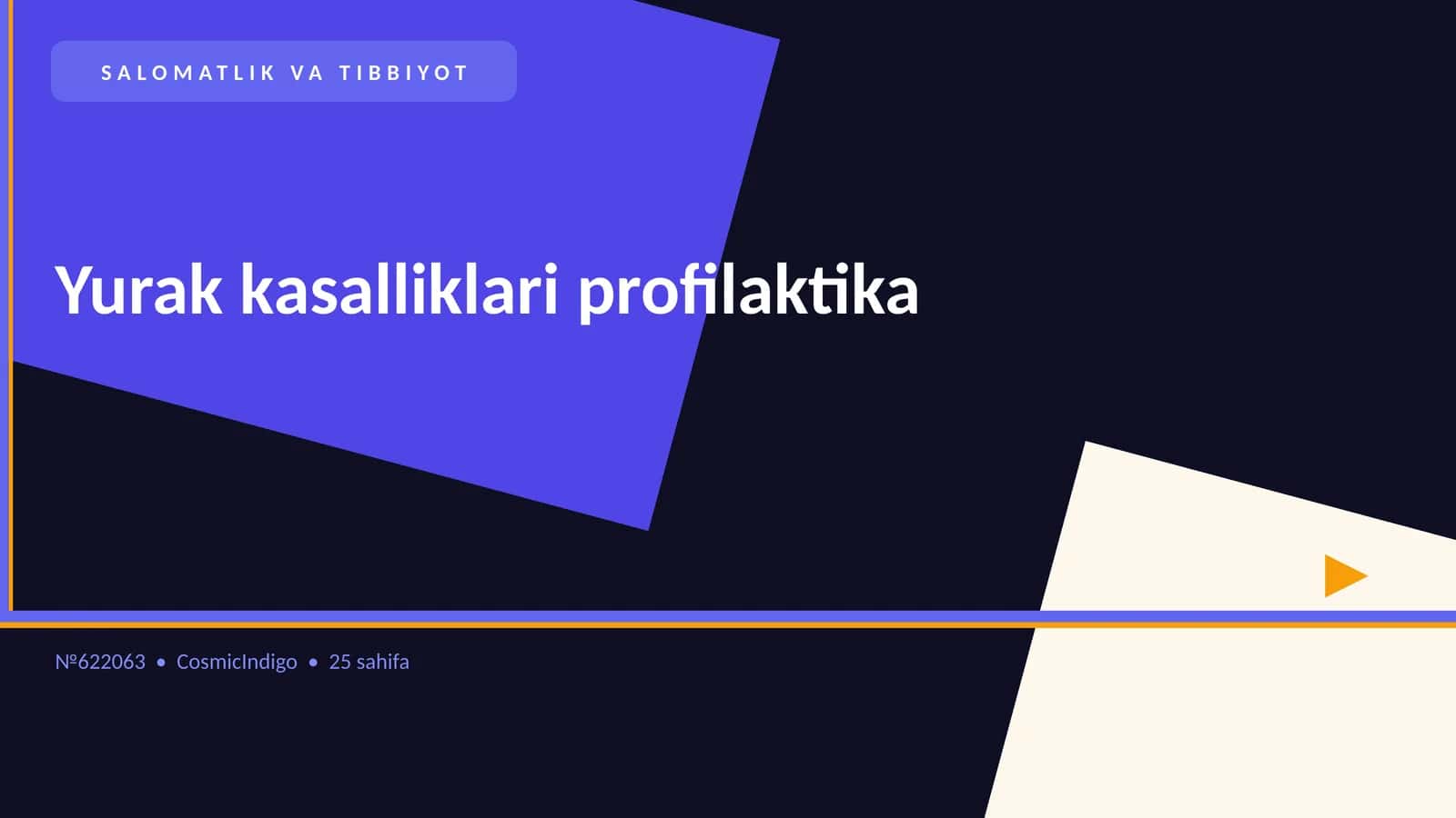 Yurak kasalliklari profilaktika