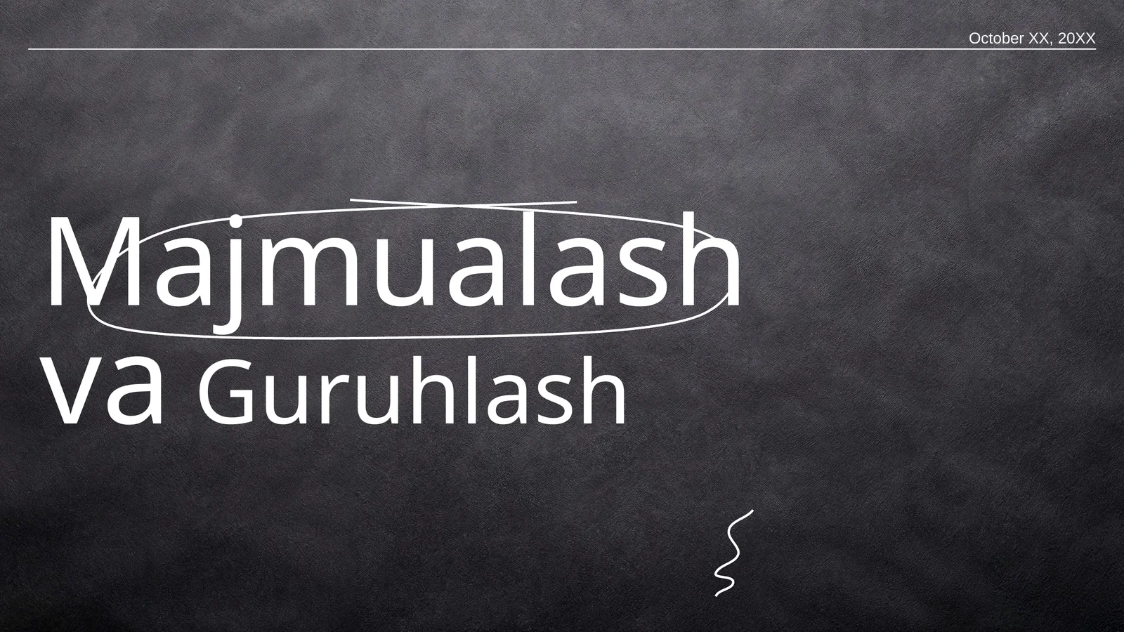 Majmualash va Guruhlash