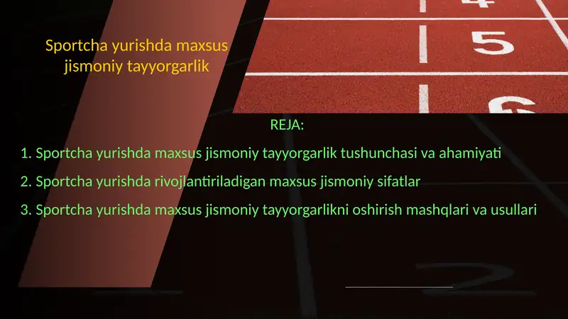 Sportcha yurishda maxsus jismoniy tayyorgarlik
