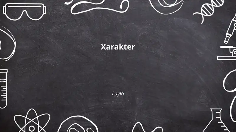 Xarakter